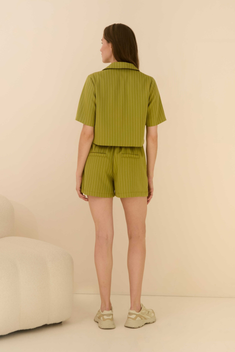 Lofty Manner groene dames korte broek