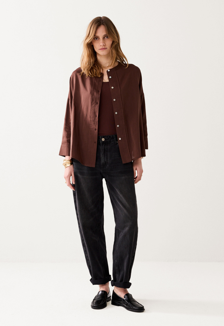 Summum Viscose/Katoen Blouse