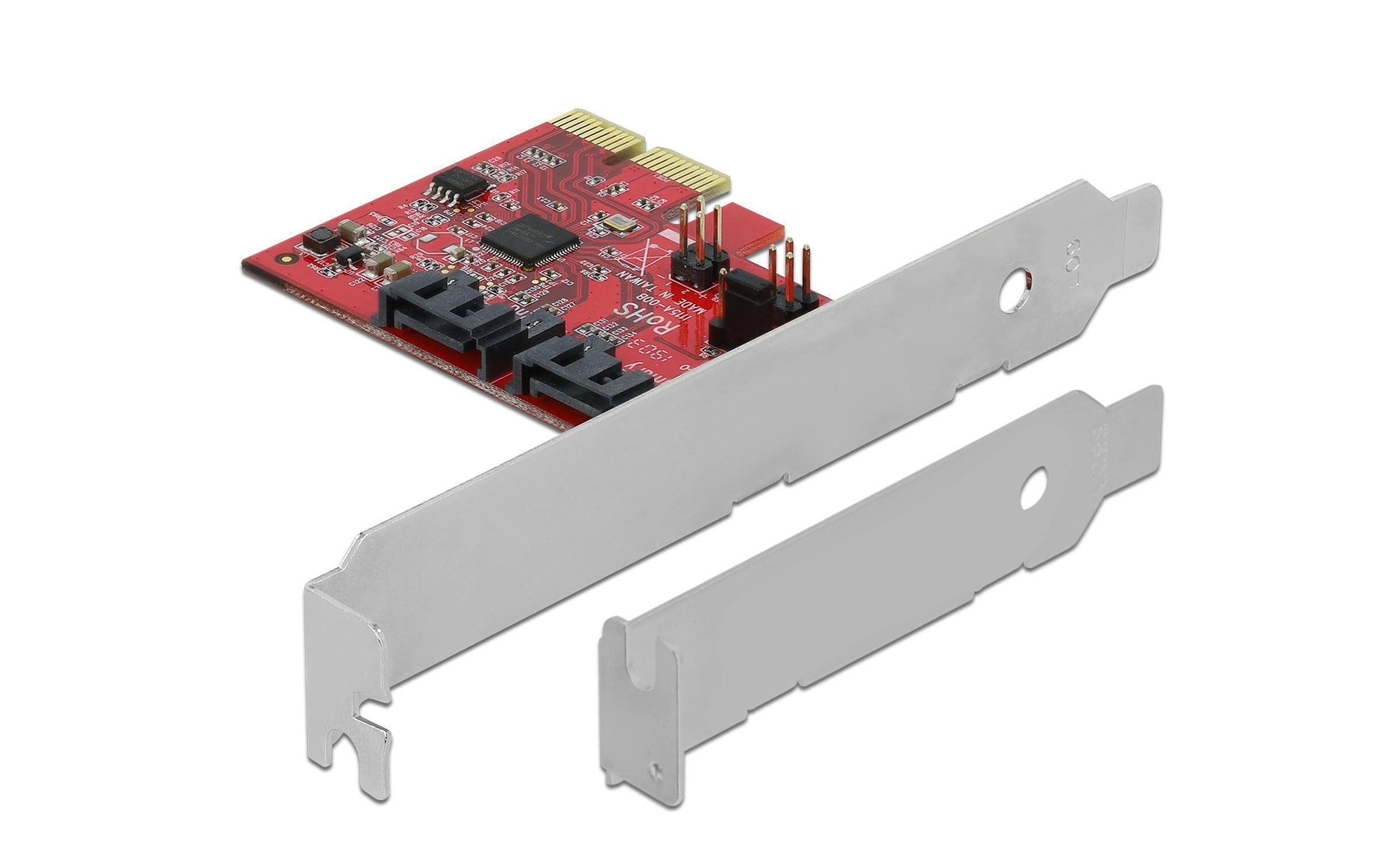 RAID-Controller 2 Port SATA RAID1Delock 2 Port SATA PCI Express Karte mit RAID 1