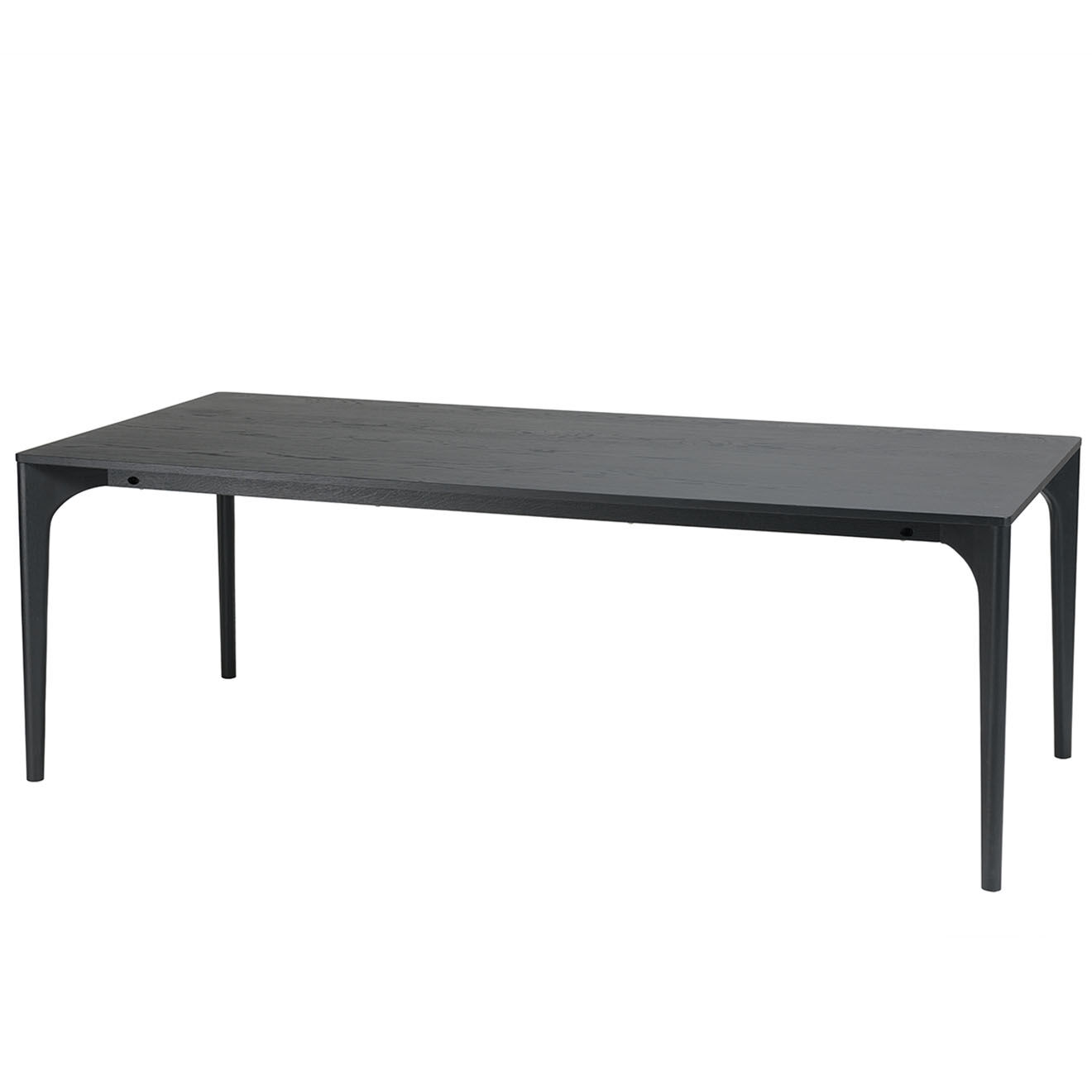 Macabane Table à manger Madison noire - 220x100x76 cm