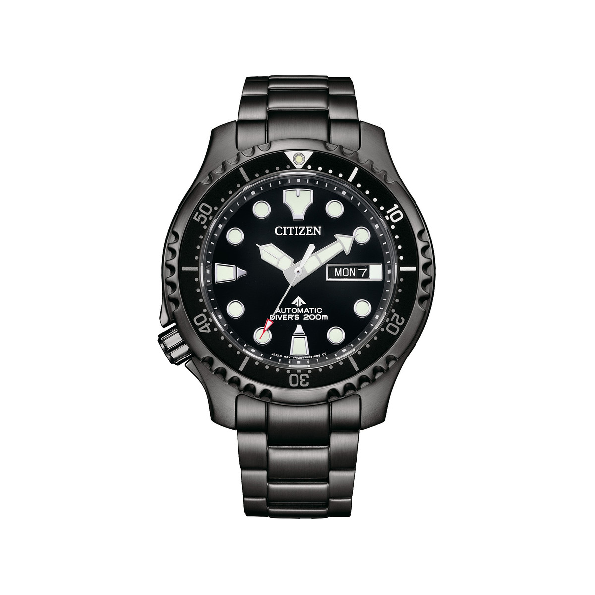 Montre Citizen homme Eco Drive acier noir