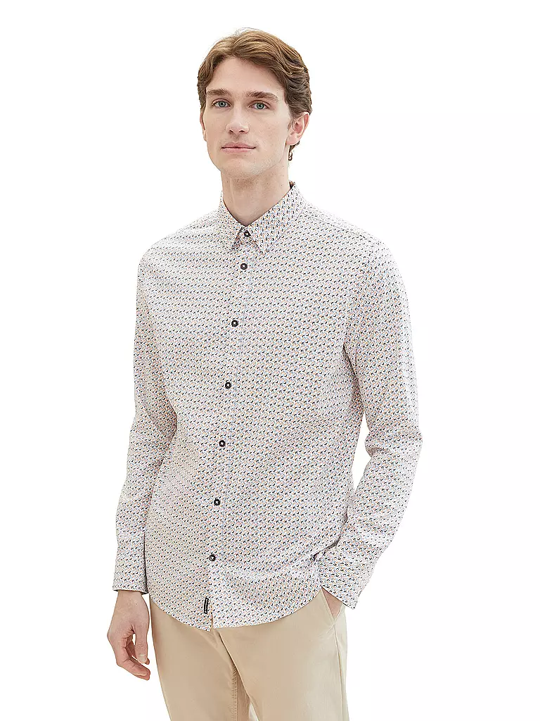 TOM TAILOR Hemd Fitted orange