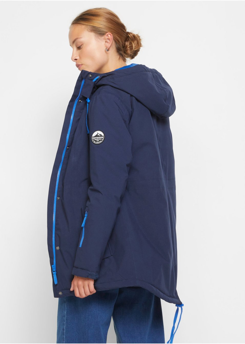 Parka fonctionnelle avec capuche en polyester recyclé
