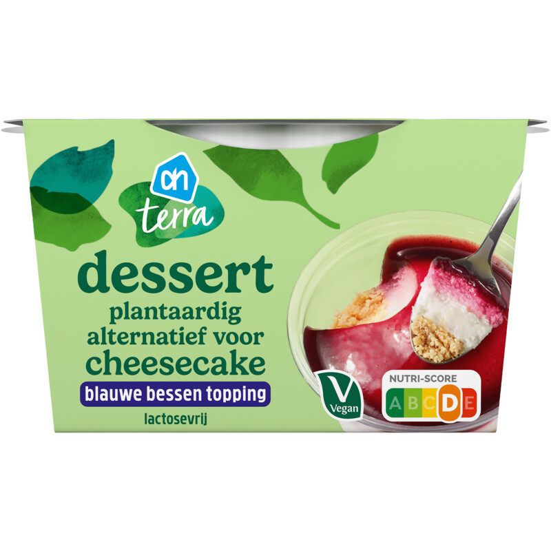 AH Terra Plantaardige dessert cheesecake bes