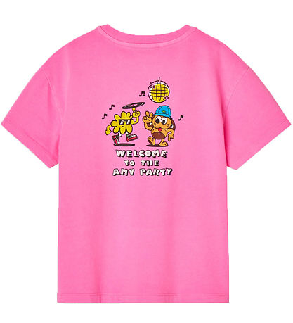 American Vintage T-Shirt - FizValley - Fluoreszierend Pink