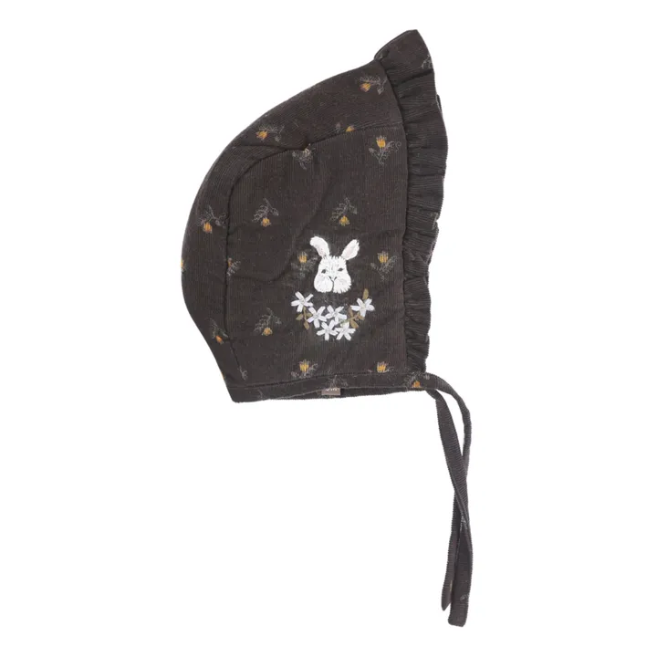 Emile et Ida Beguin Velours Jonquilles | Gris anthracite