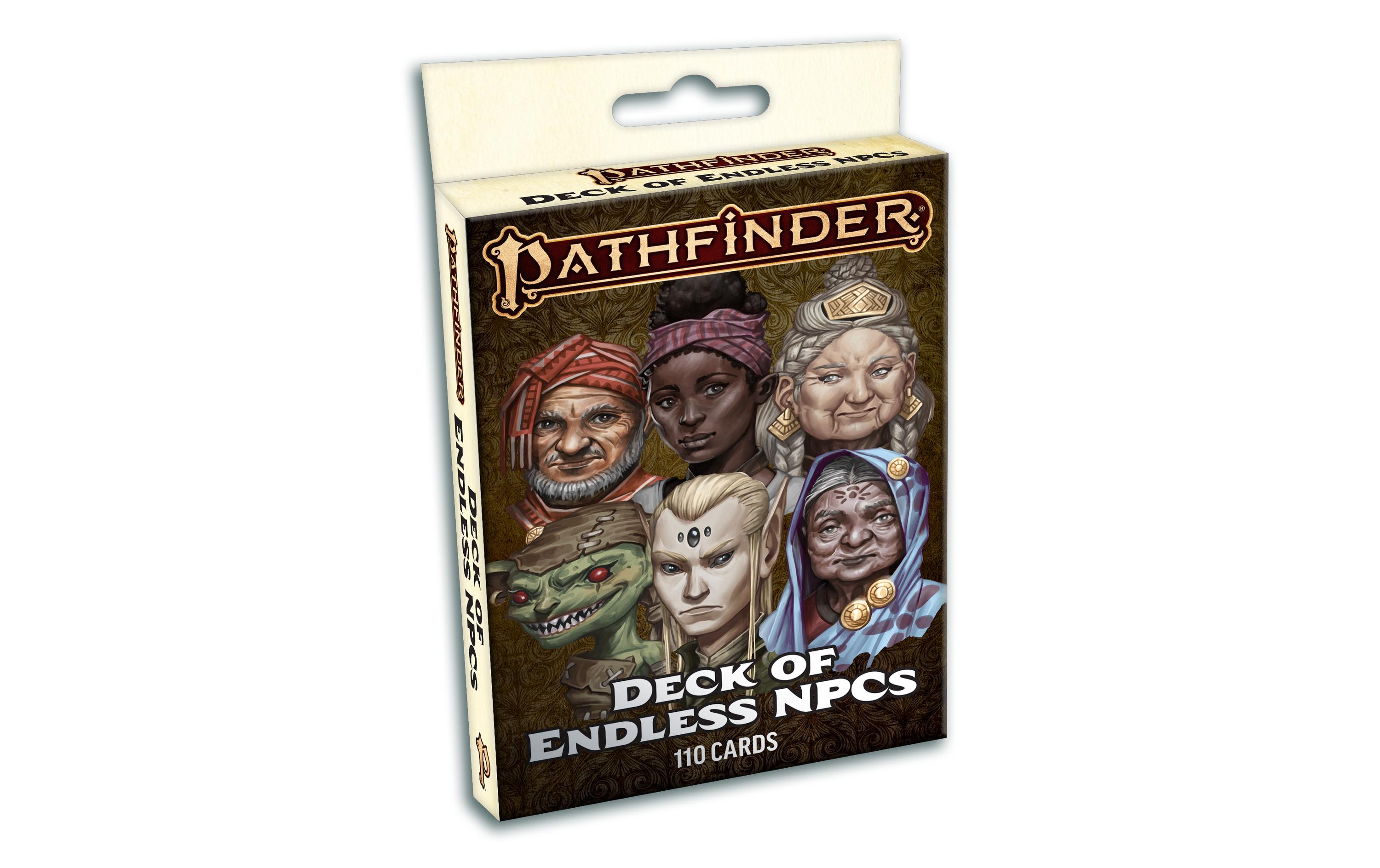 Zubehör Pathfinder 2: Deck of Endless NPCs -EN-Spielkarten