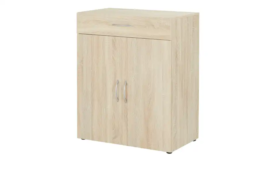 Kommode Multischrank-System 80 cm 48 cm Eiche sägerau (Nachbildung)