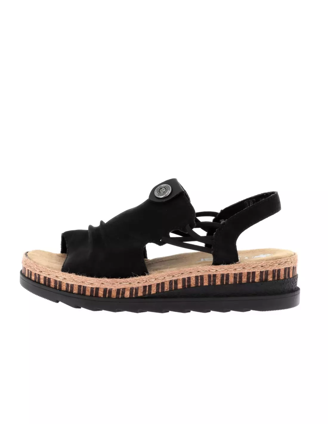 RIEKER V7972-00 - Sandales & nu-pieds Schwarz