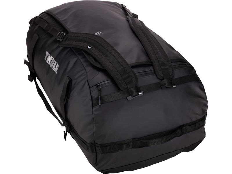 Thule Duffle Bag Chasm 130 l, Black Reisetasche und Rucksack in einem
