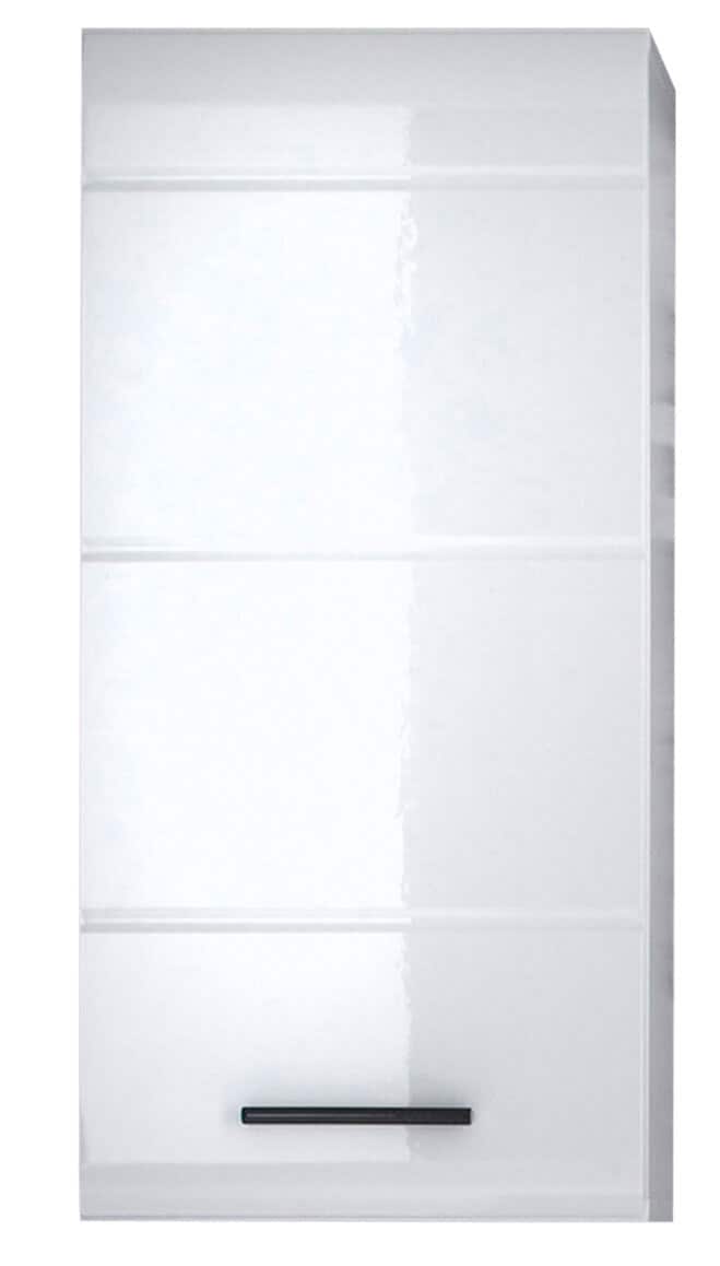 Hängeschrank Skin weiß Hochglanz 30x77x23 cm
