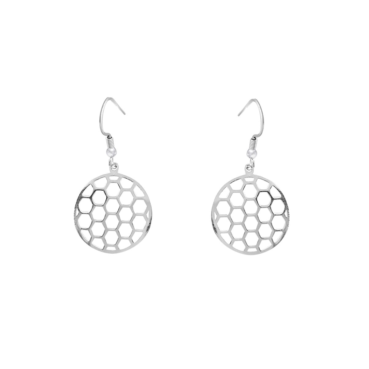 Boucles d'oreilles en argent 925 rhodié
