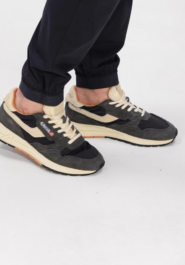 grijze autry lage sneakers reelwind low man