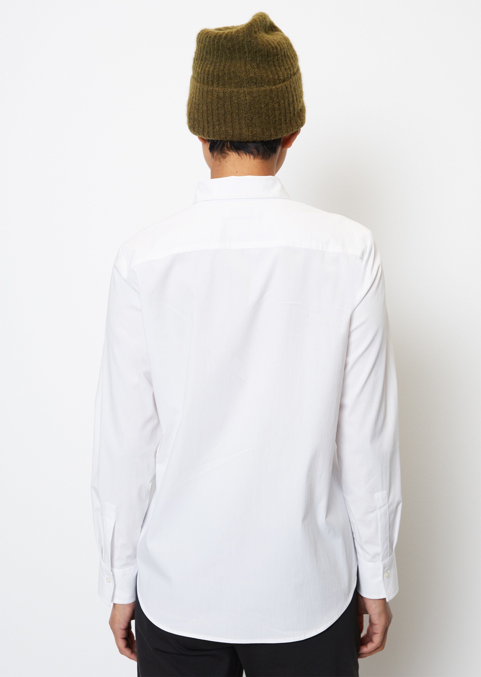 Bluse shapedaus Stretch-Popeline