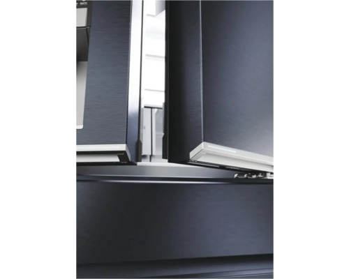 French Door koelkast HAIER HFW7918EIMB BxHxD 90,8 x 177,5 x 75 cm Koelgedeelte 323 l Vriesgedeelte 278 l zwart