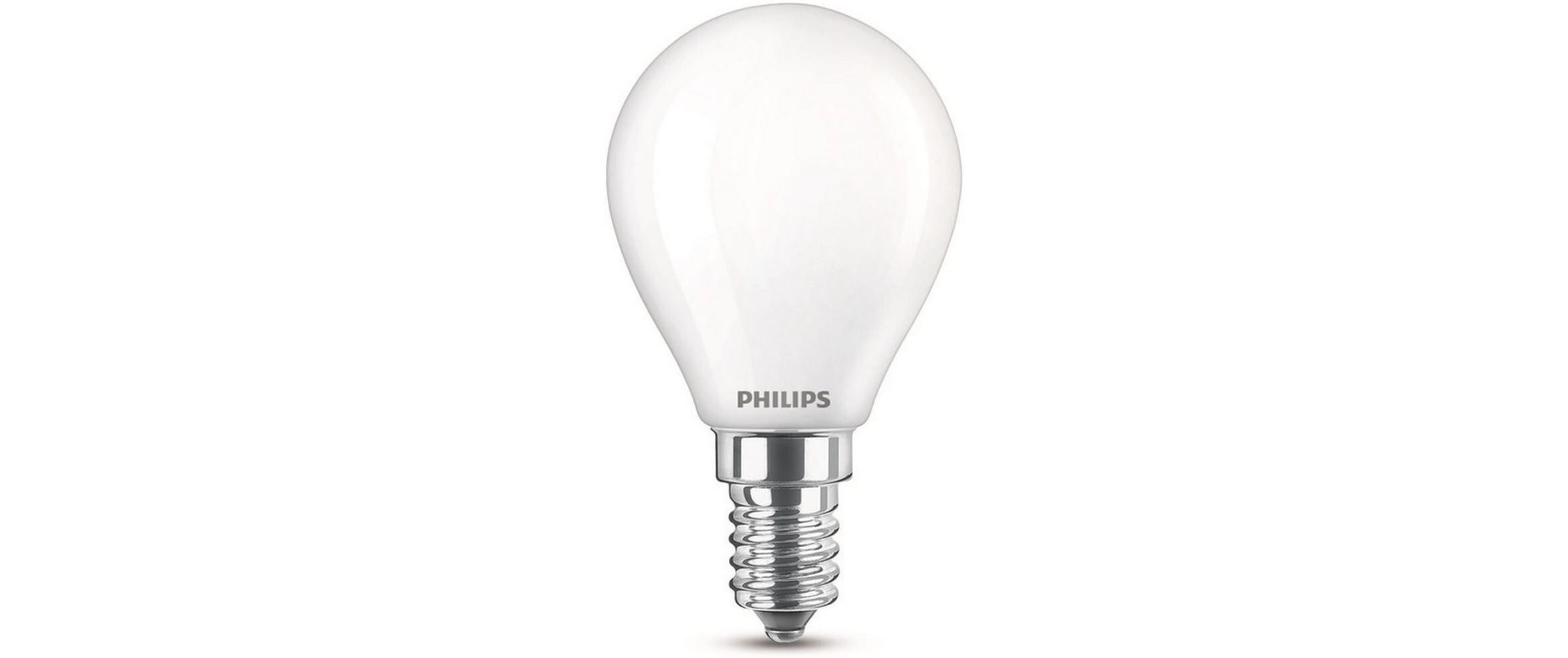 Lampe LED classic 60W E14 CW P45 FR ND NeutralweissLeuchtmittel P45 mit matter Oberfläche