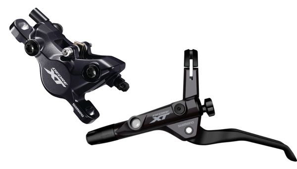 XT T8100 2-Kolben Trekking-Scheibenbrems-Set  schwarz  vorne