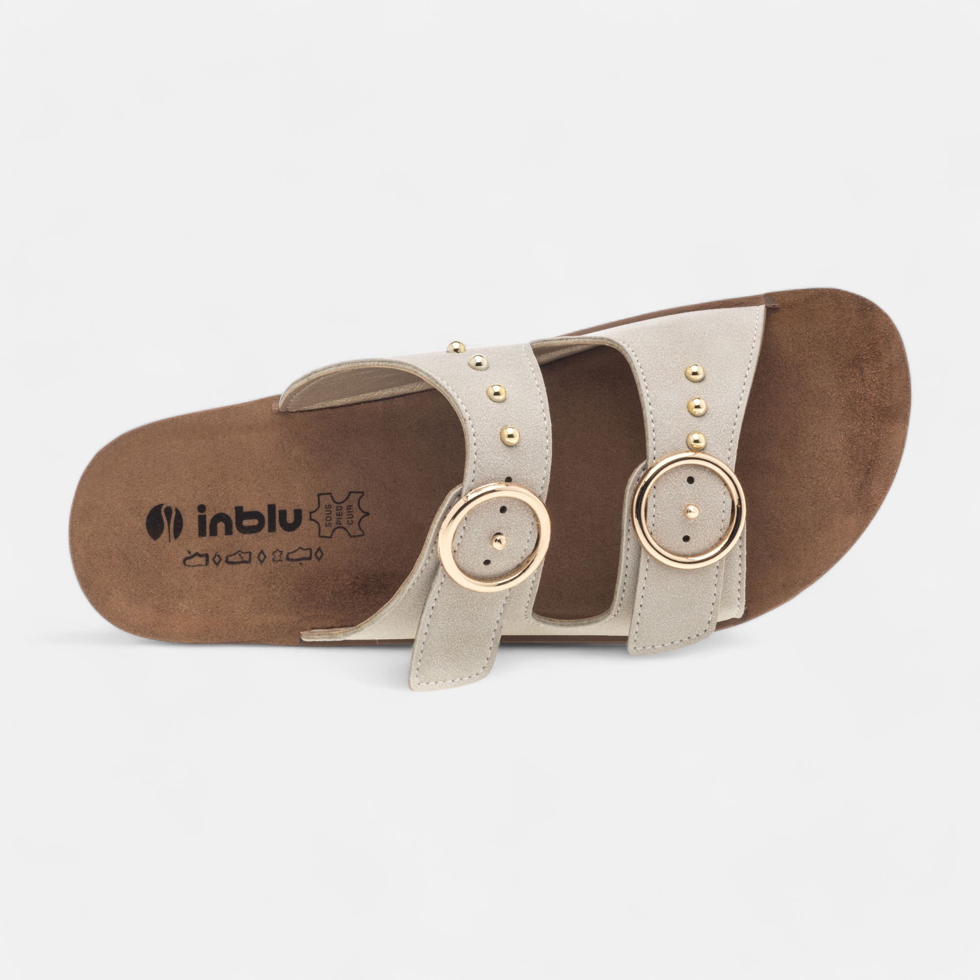 Mules Femme beige