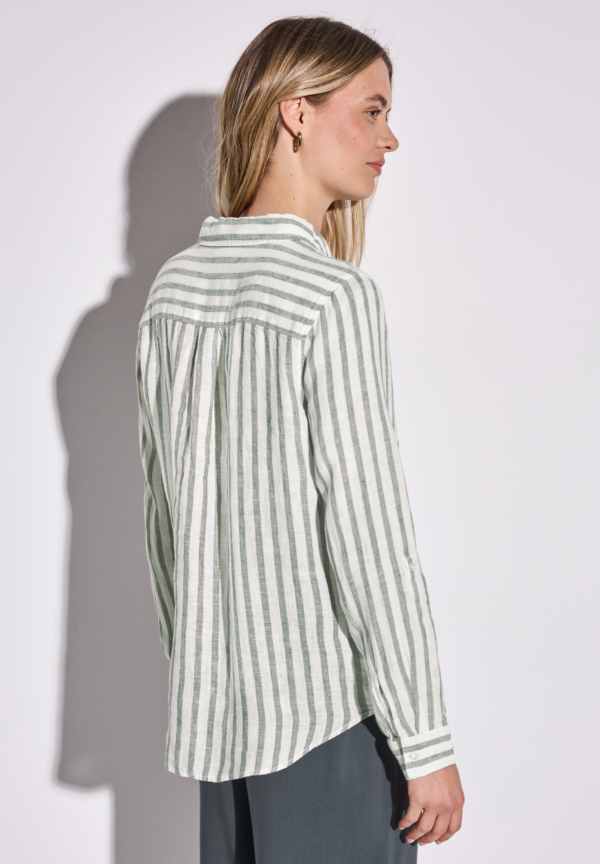 STREET ONE Hemdbluse , mit Streifen Muster