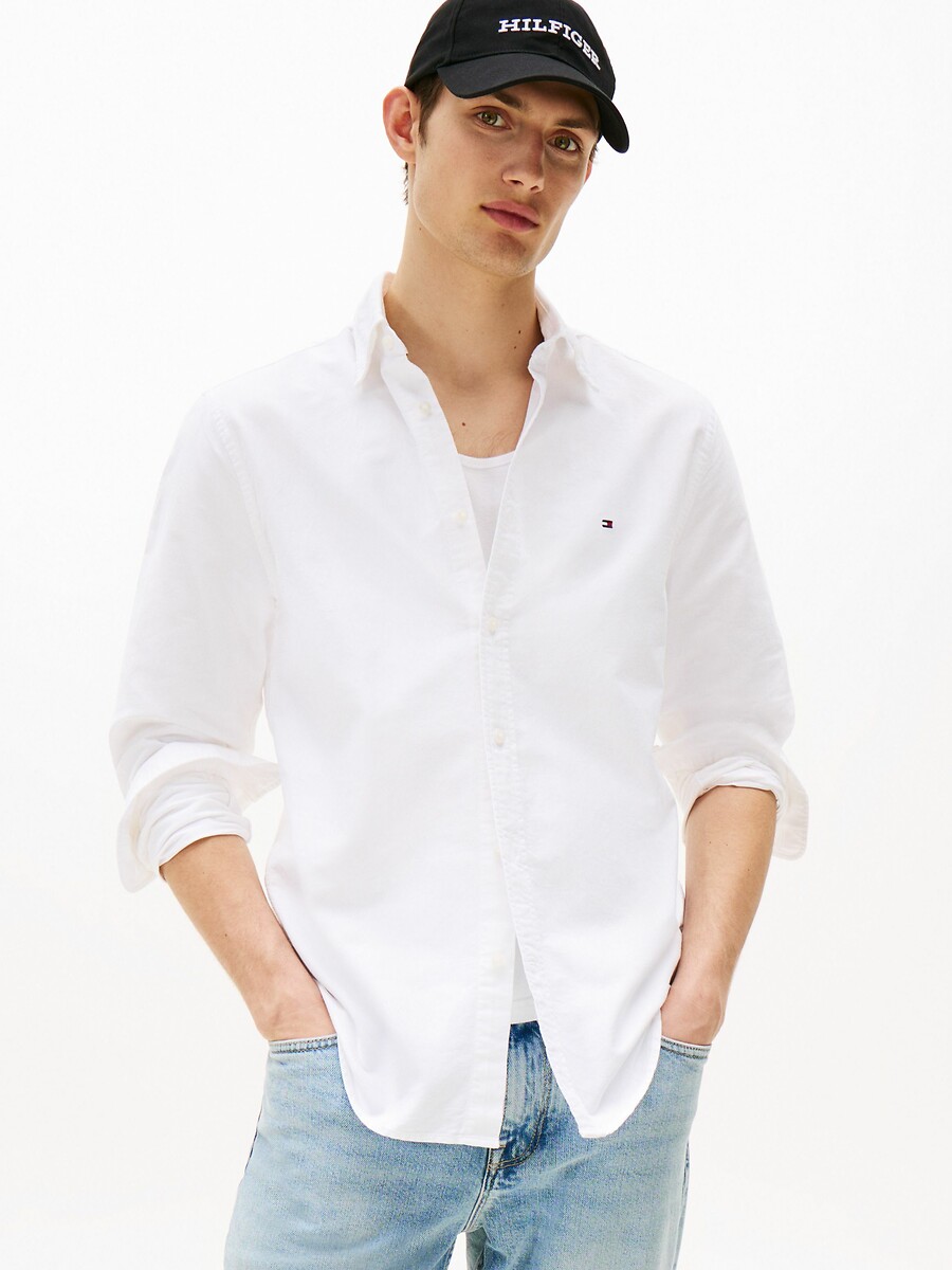 TOMMY HILFIGER<br>Camisa Oxford reta