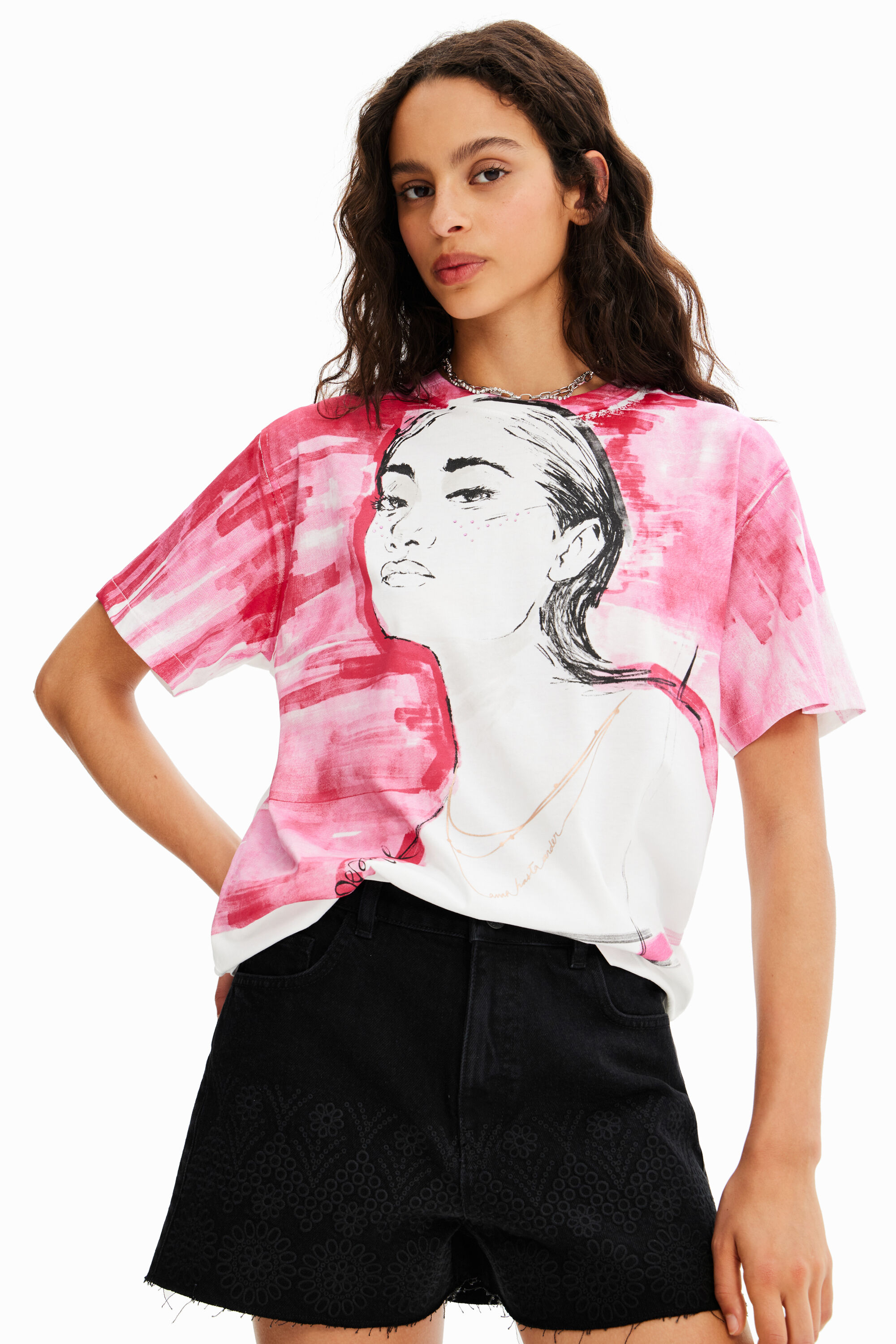 T-shirt illustration fille