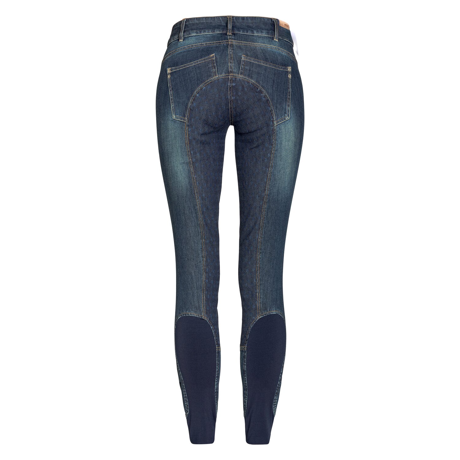 ARIAT Vollbesatz-Reithose Halo Denim - marine