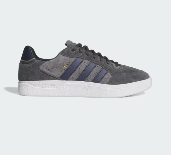 Adidas Skateboarding Tyshawn Low Carbon Carbon Grey Five 7 US / 40 EU