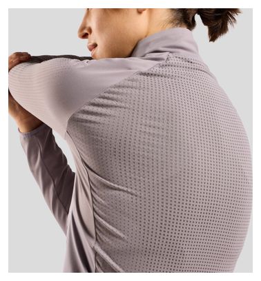 Veste Running Hybride Femme Odlo Zeroweight Warm 2.0 Gris