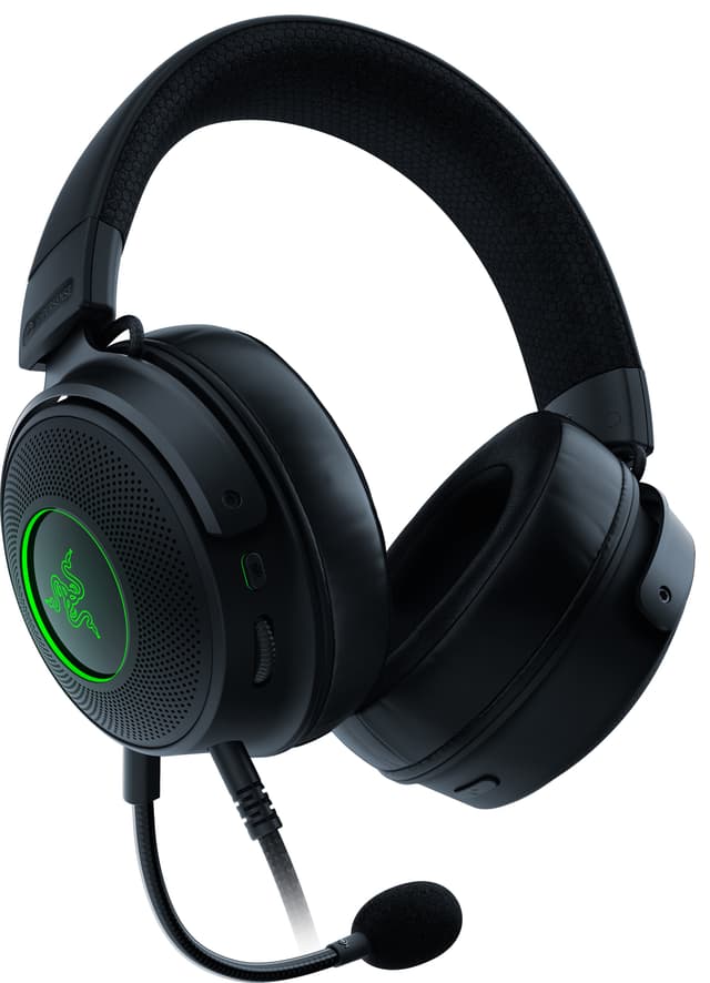 Razer Kraken V3 HyperSense gaming headset (sort)