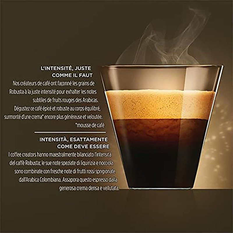 Capsules de café Nescafé Dolce Gusto Espresso Intenso N° 7 - Boîte de 30
