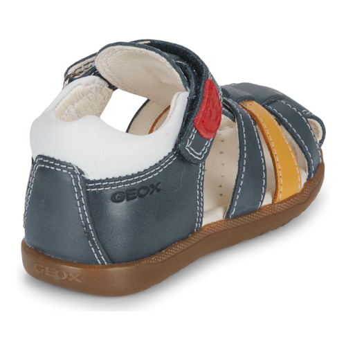 Geox - B SANDAL MACCHIA BOY - Bleu / Jaune