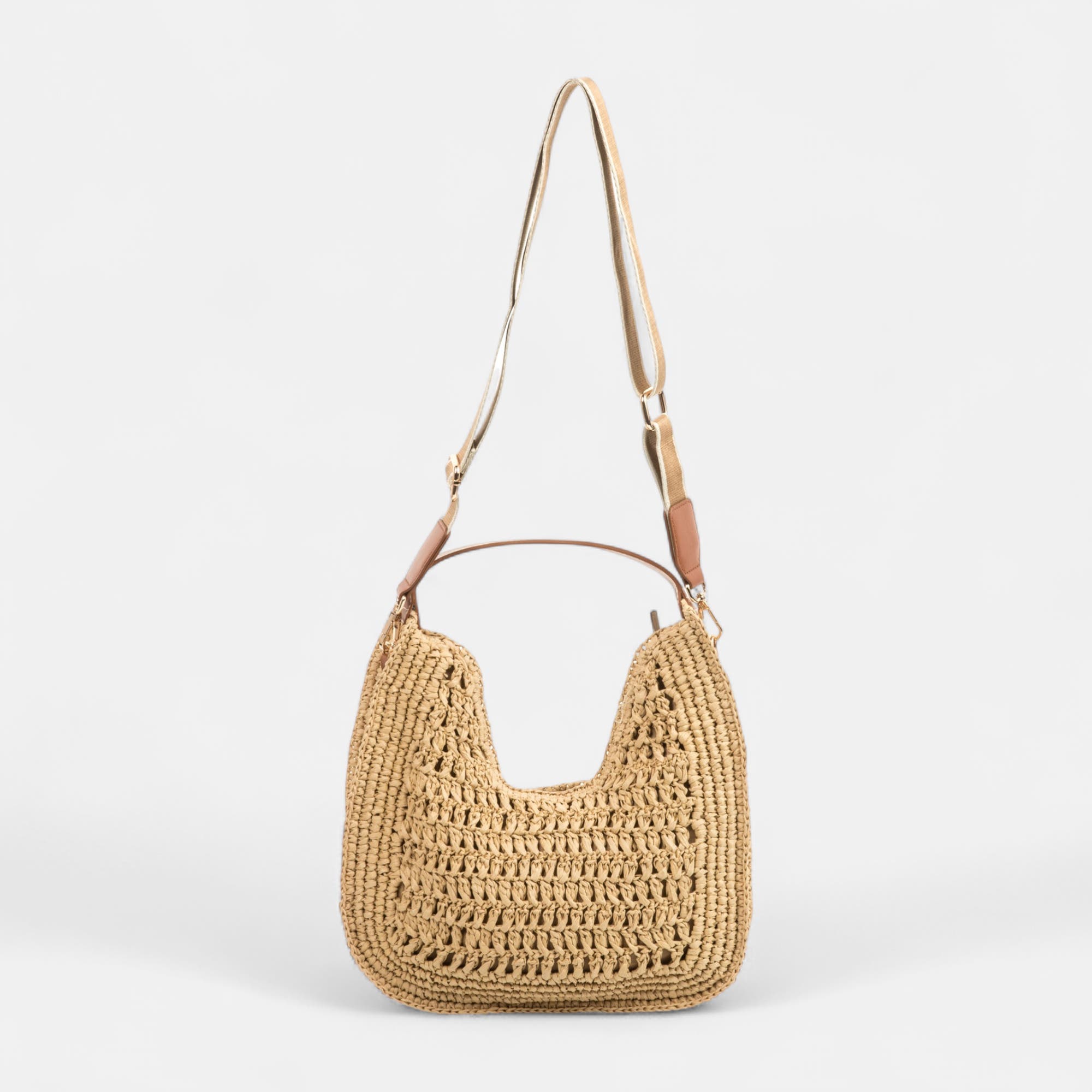 Sac bandoulière camel