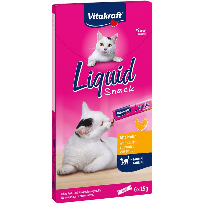 Friandises liquides Vitakraft, poulet & taurine