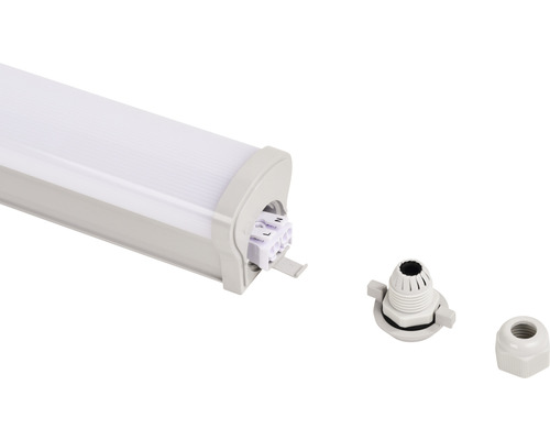 LED vochtbestendige lichtbalk IP65 1x20W 2500 lm 4000 K neutraal wit BxH 558x54 mm