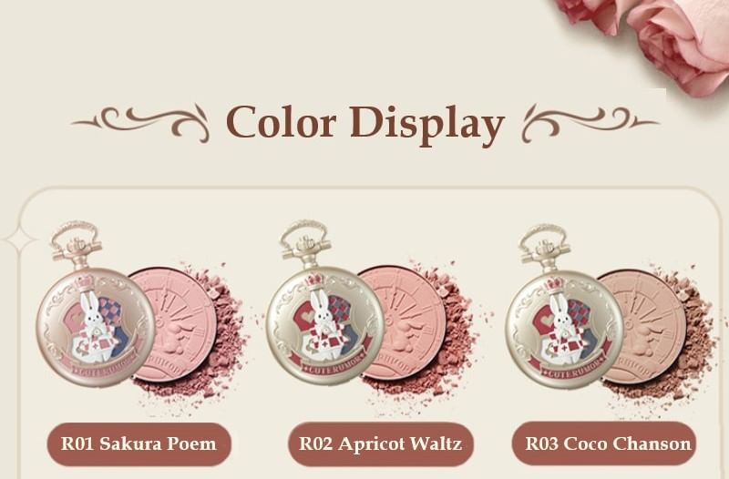 CUTE RUMOR - Special Edition Matte Blusher - 3 kleuren (1-3)