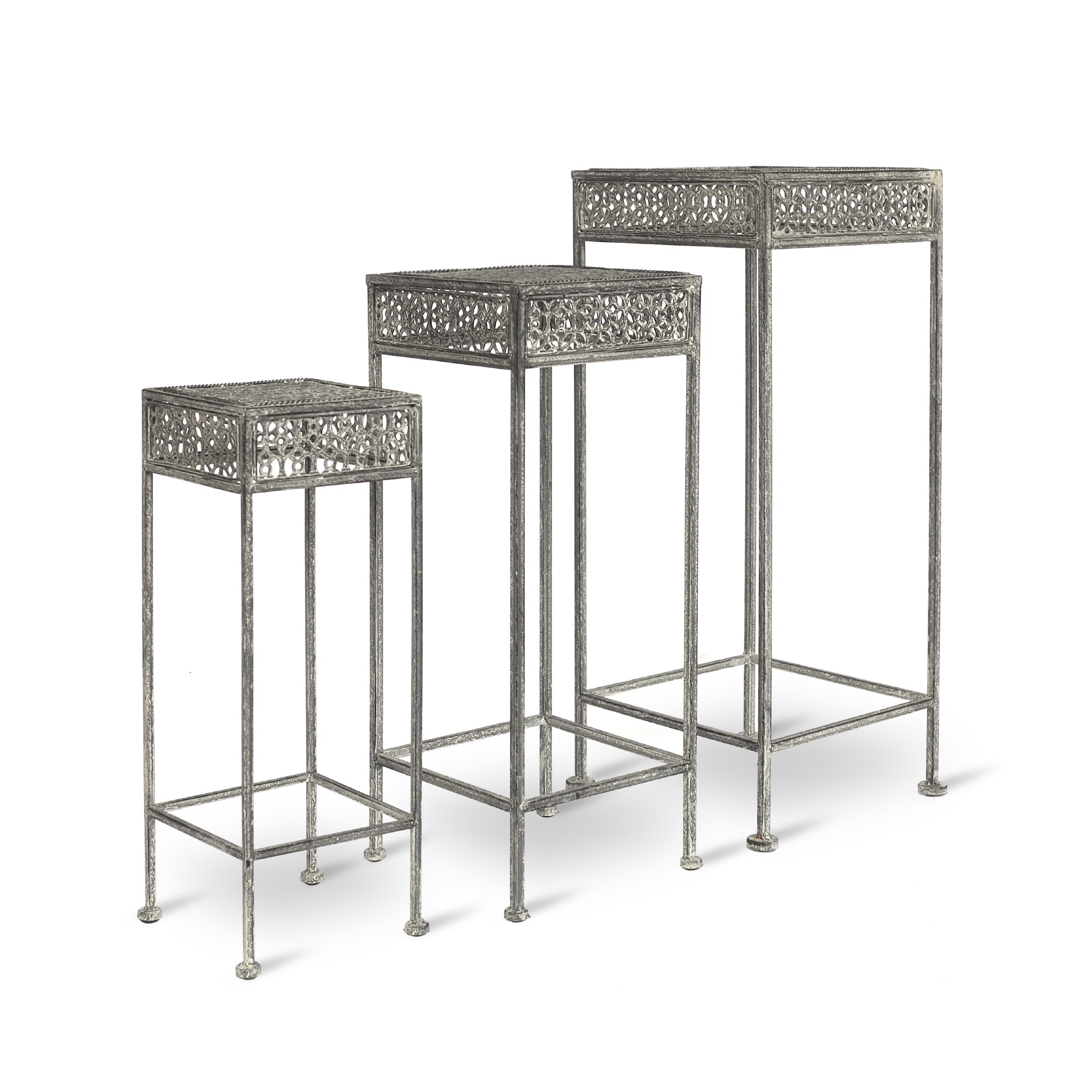 3er-Set Metalltische 'Loire' von fischer's lagerhaus