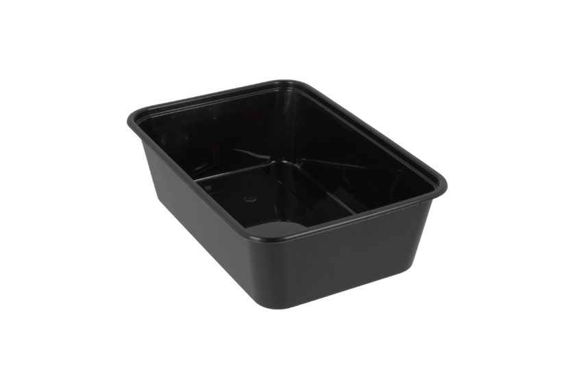 Maaltijdbak PP 650ml zwart