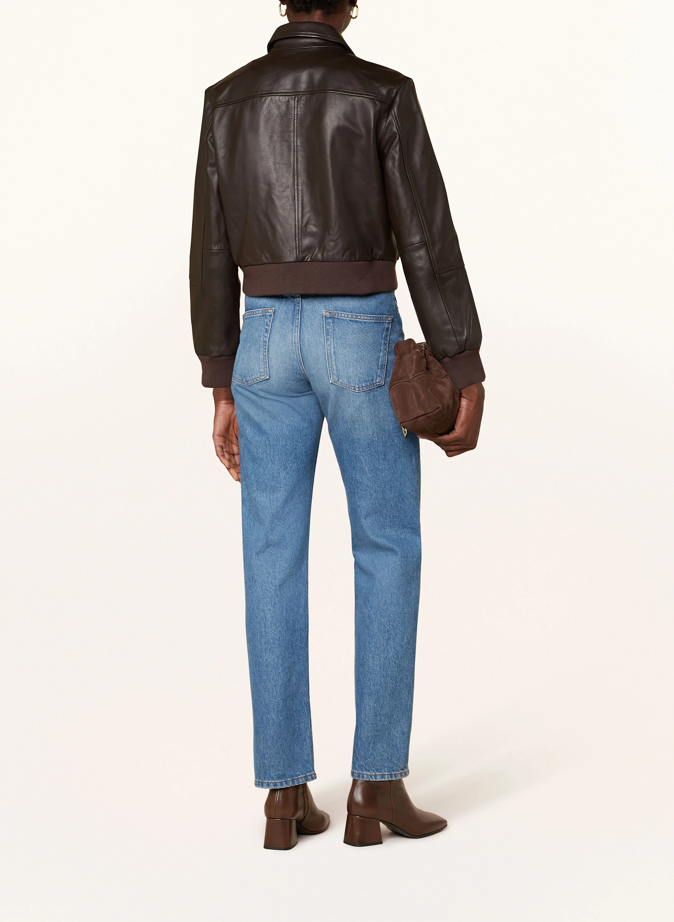 ba&sh Lederjacke UTICA