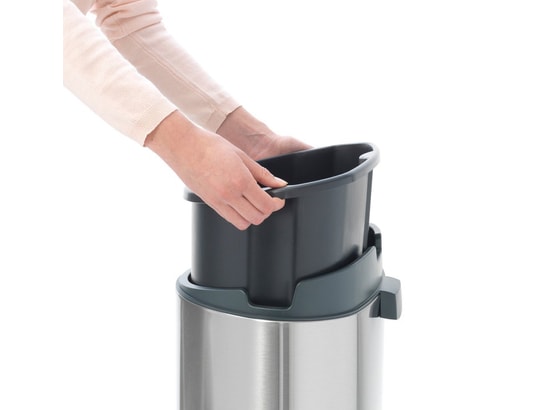 BRABANTIA - Poubelle Touch Touch bin new 40 L - matt steel - 114823