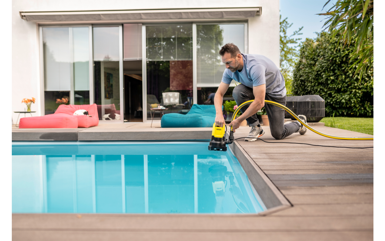 Kärcher Tauchpumpe SP 16.000 Dual mit 2-in-1-Funktion für Schmutzwasser 16000 Liter/Stunde