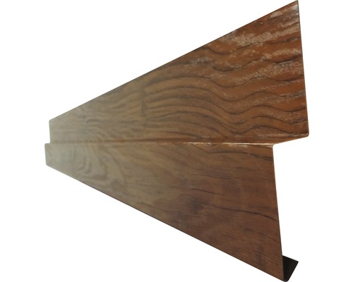 PRECIT basisprofiel voor wandpaneel gouden eik 2000 mm x 51 mm x 15 mm x 50 m