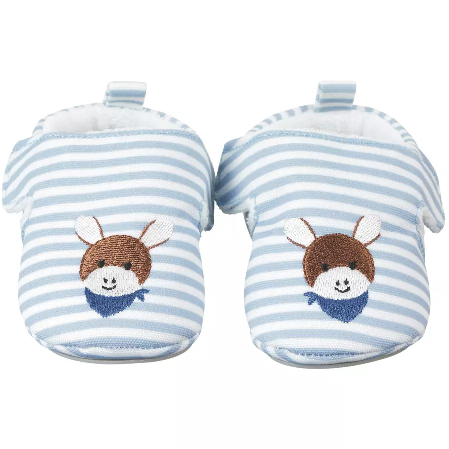 Sterntaler Baby-Krabbelschuh Emmi hellblau
