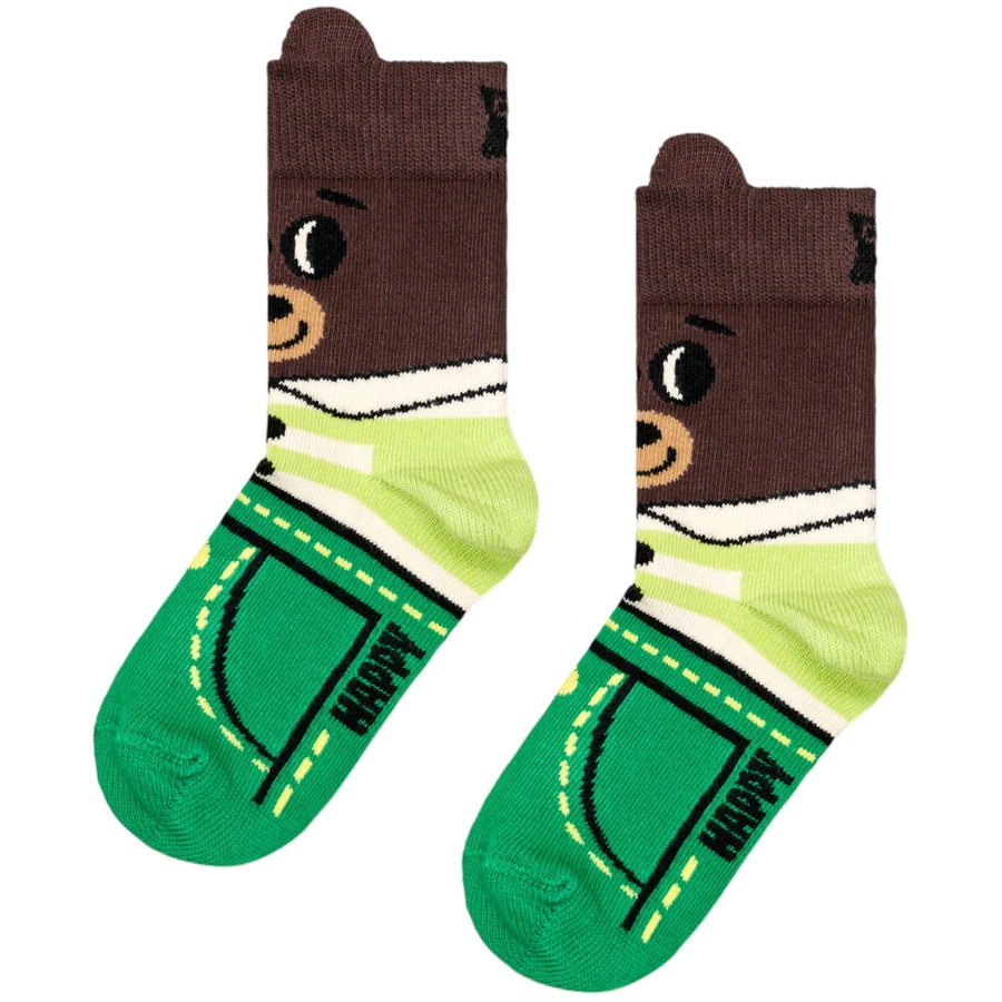 Happy Socks Socken Kids 3-Pack Animal Gift Set multi_coloured