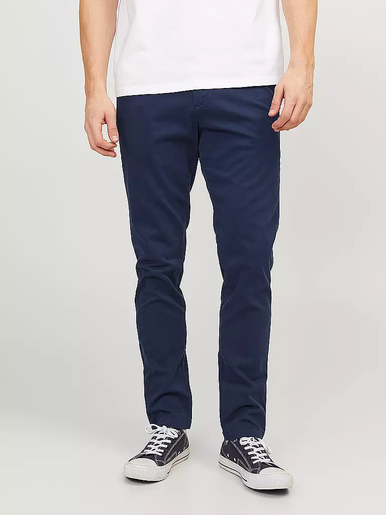 JACK & JONES Chino Slim Fit JPSTMARCO  blau