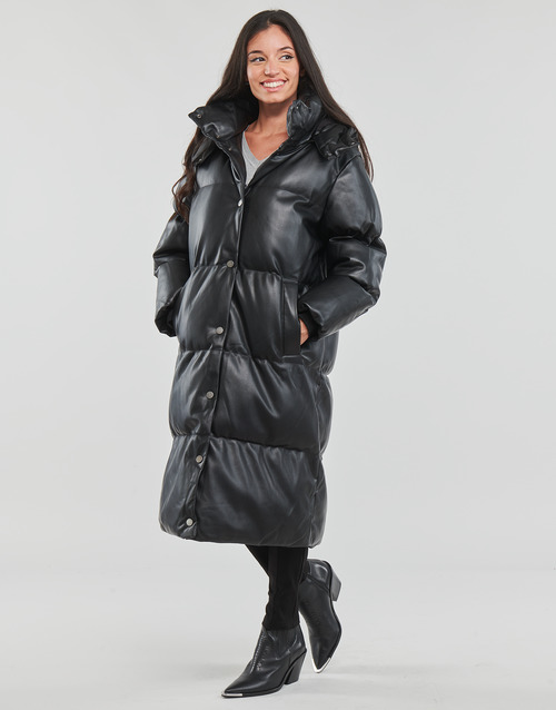 Guess - EMILIE LONG JACKET - Noir