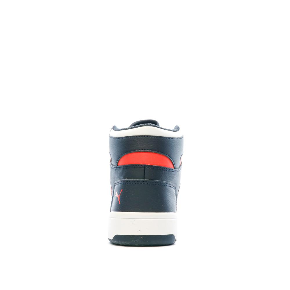Puma Baskets Noires/Rouges Homme Puma Rebound
