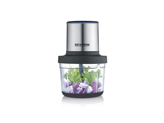 Severin Cordless Multihakker 200 watt Stål/Sort