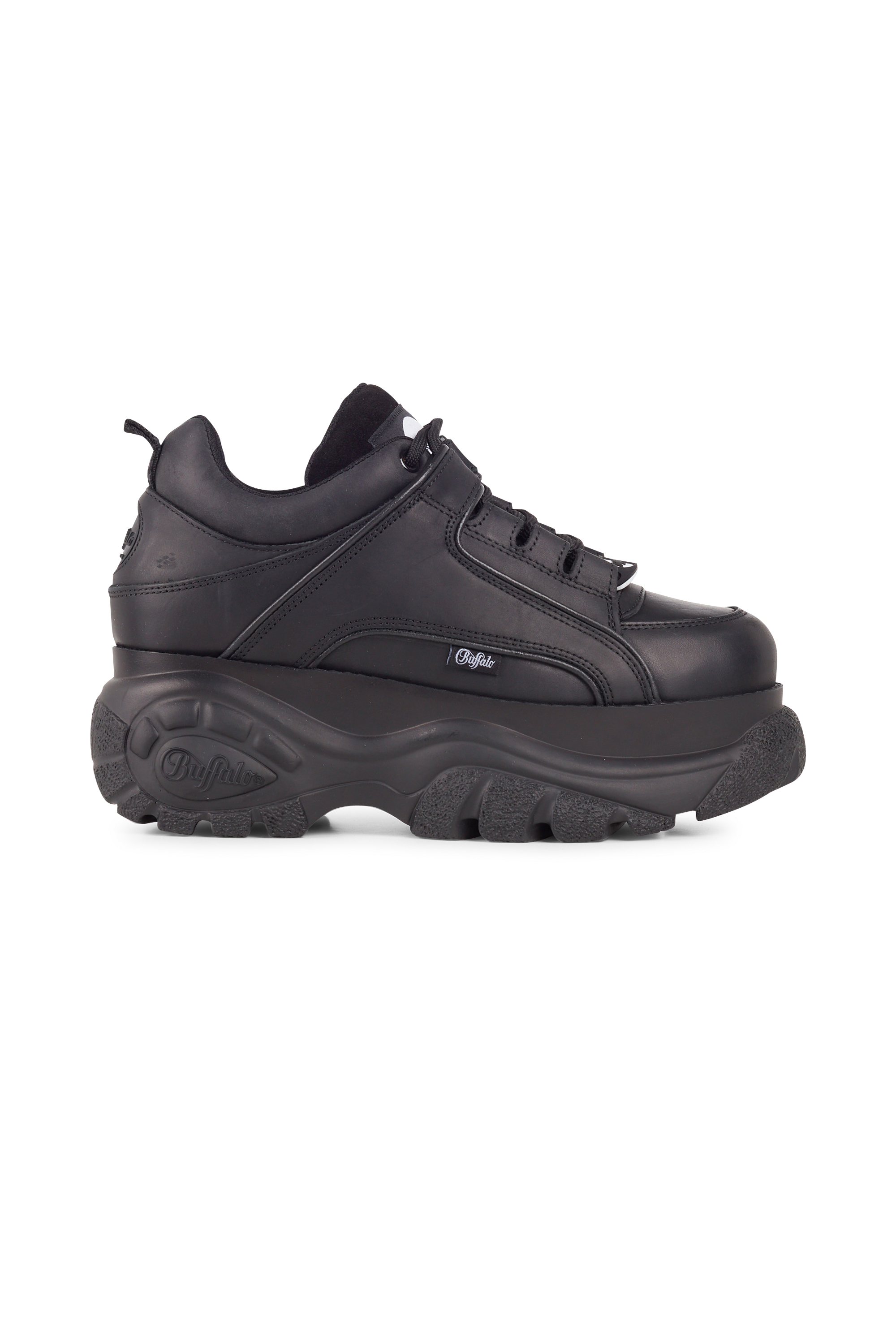 BUFFALO Baskets calf leather Noir