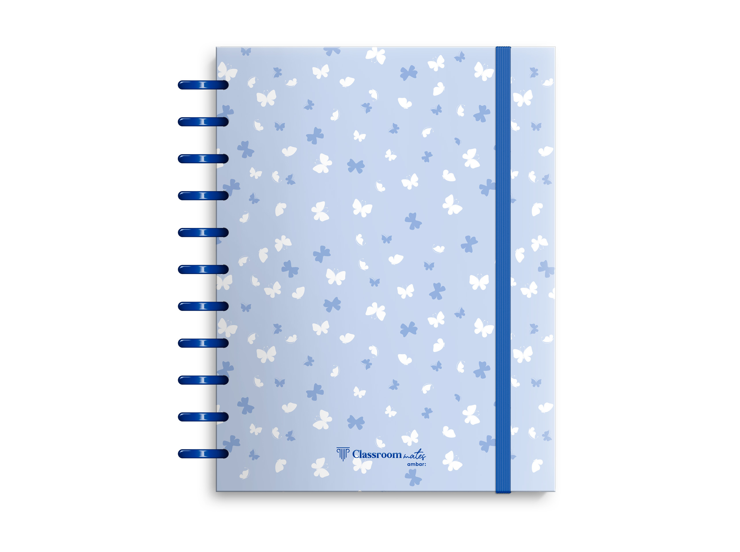 CADERNO ECOSMART A4 AMBAR FLOW 100 FOLHAS