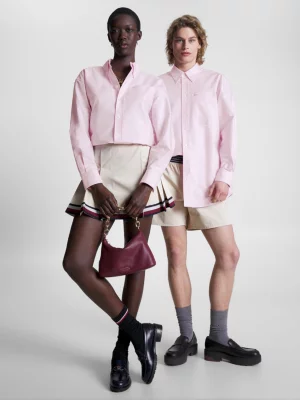Camisa Oxford Crest Archive Relaxed Fit Unissex